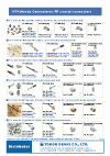 HTK (Honda connectors): RF coaxial connectors Catalog Download